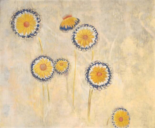 Décoration Domecy : marguerites Odilon Redon