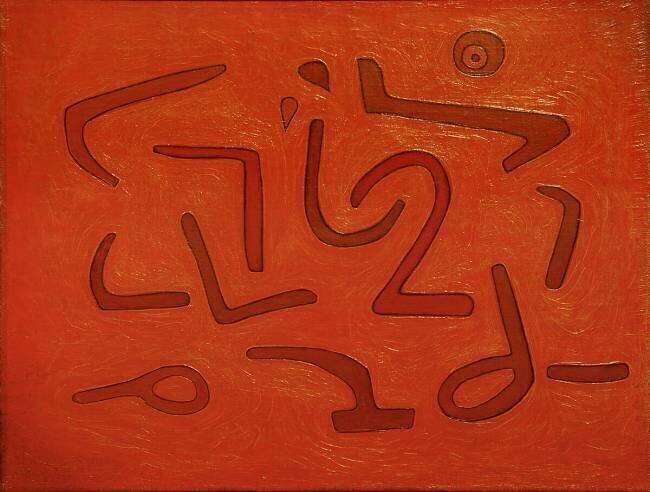 Destroyed labyrinth Paul Klee