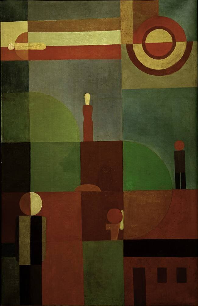 Detail from a Mural Franz Wihelm Seiwert