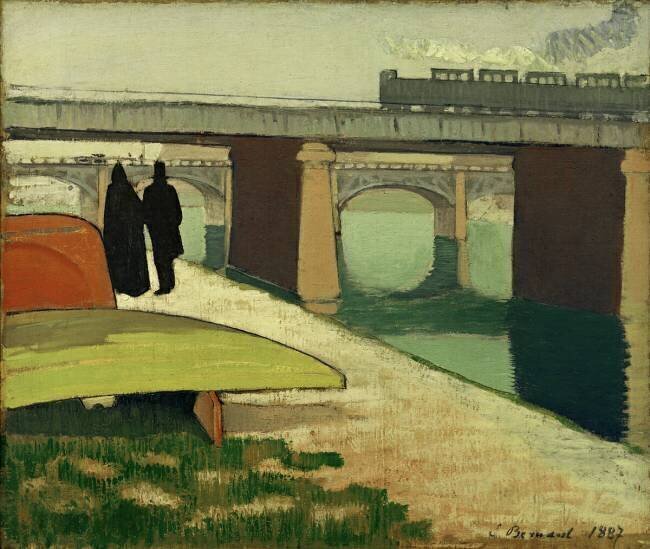 Die Brücke von Asnières Emile Bernard