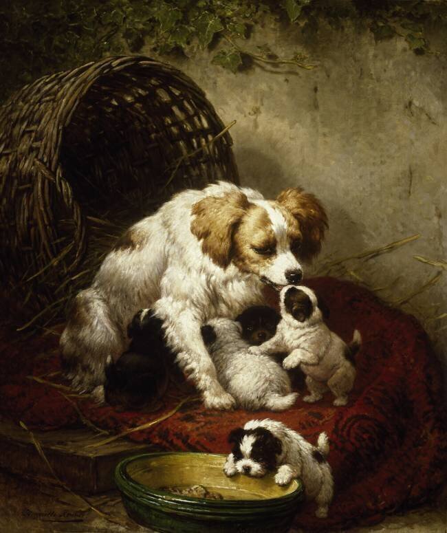 Die glückliche Familie Henriette Ronner-Knip