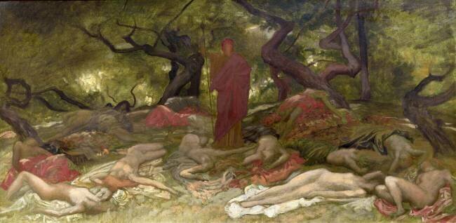 Dionysus and the Bacchantes William Blake Richmond