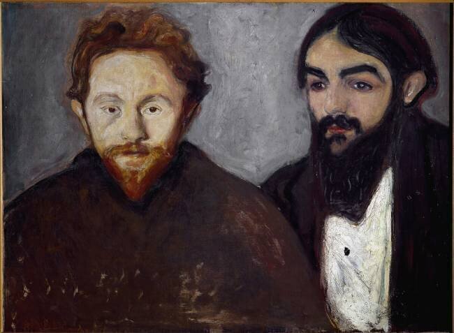 Double Portrait Edvard Munch