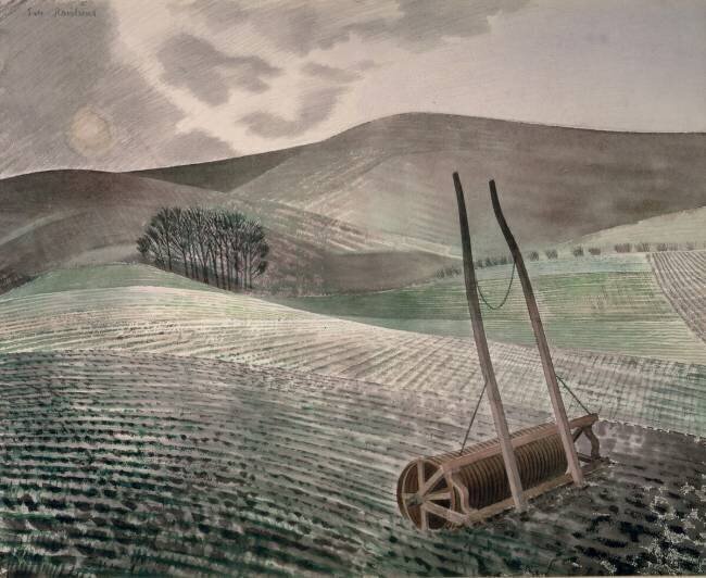 Downs in Winter Eric Ravilious
