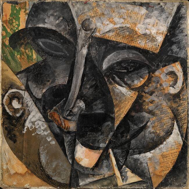 Dynamism of a Man's Head Umberto Boccioni