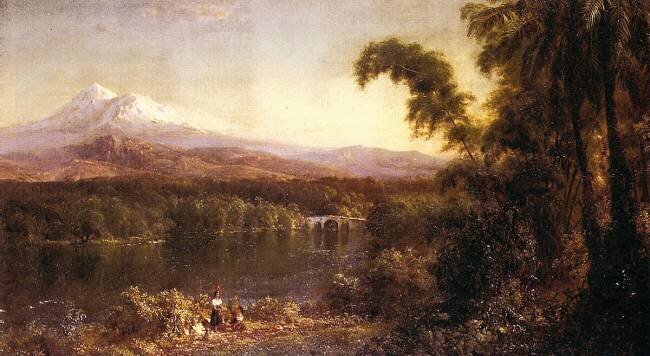 Ecuadorian Landscape Frederic Edwin Church
