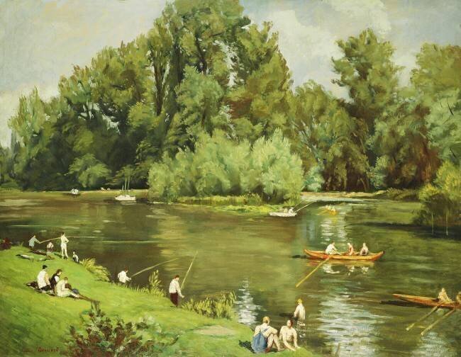 Edge of the Marne Emile Bernard