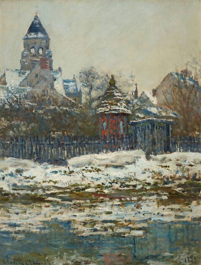 Eglise de Vétheuil Claude Monet