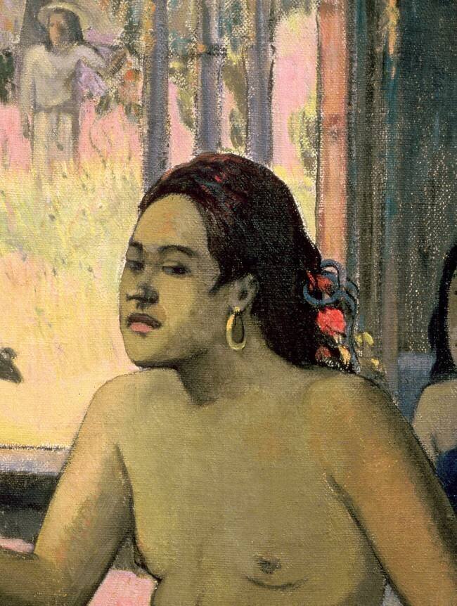Eiaha Ohipa or Tahitians in a Room Paul Gauguin
