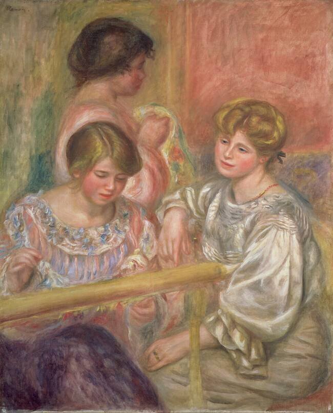 Embroiderers Auguste Renoir