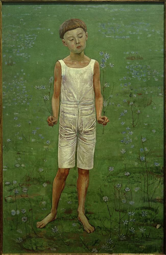 Enchanted boy Ferdinand Hodler