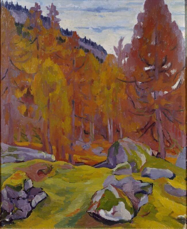 Engadine landscape Giovanni Giacometti