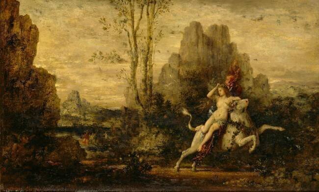 Enlèvement d'Europe Gustave Moreau