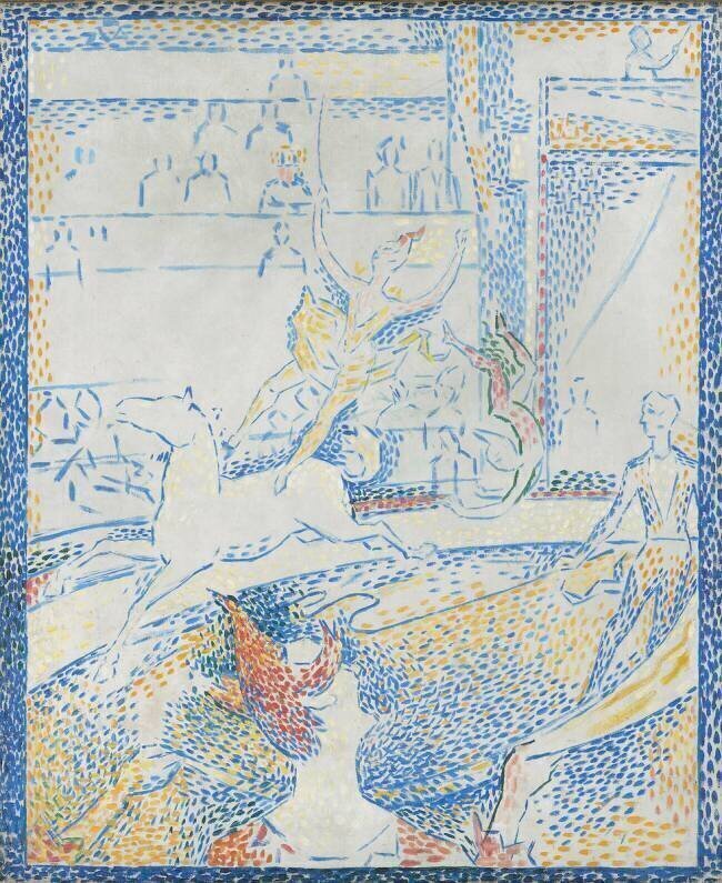 Esquisse pour "Le Cirque" Georges Seurat