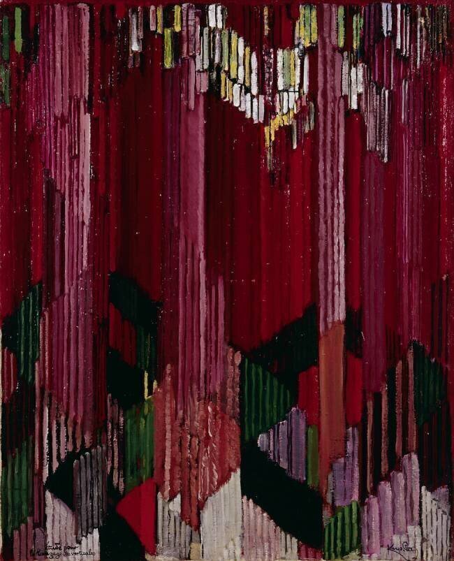 Etude pour le langage des lignes verticales, 1919 Frantisek Kupka