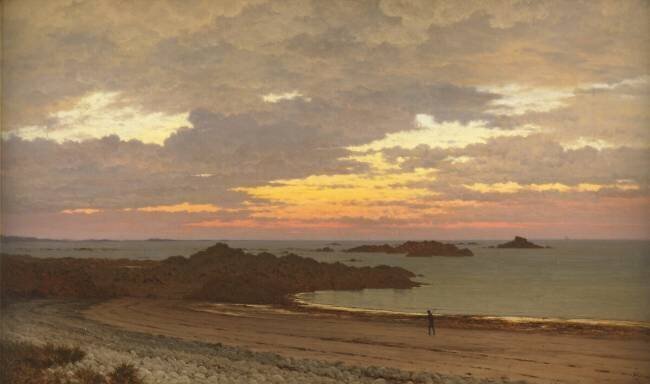 Evening on the Coast Frederick William Meyer