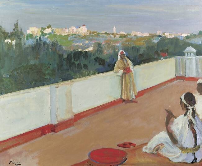 Evening on the House Top John Lavery