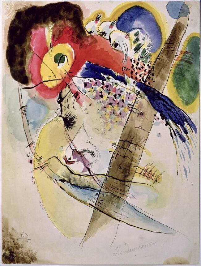 Exotic Birds Wassily Kandinsky