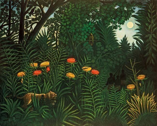 Exotic lanscape Henri Rousseau