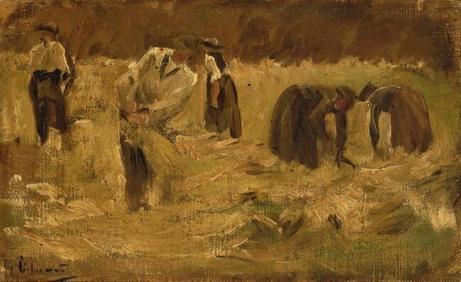 Faire du foin Max Liebermann