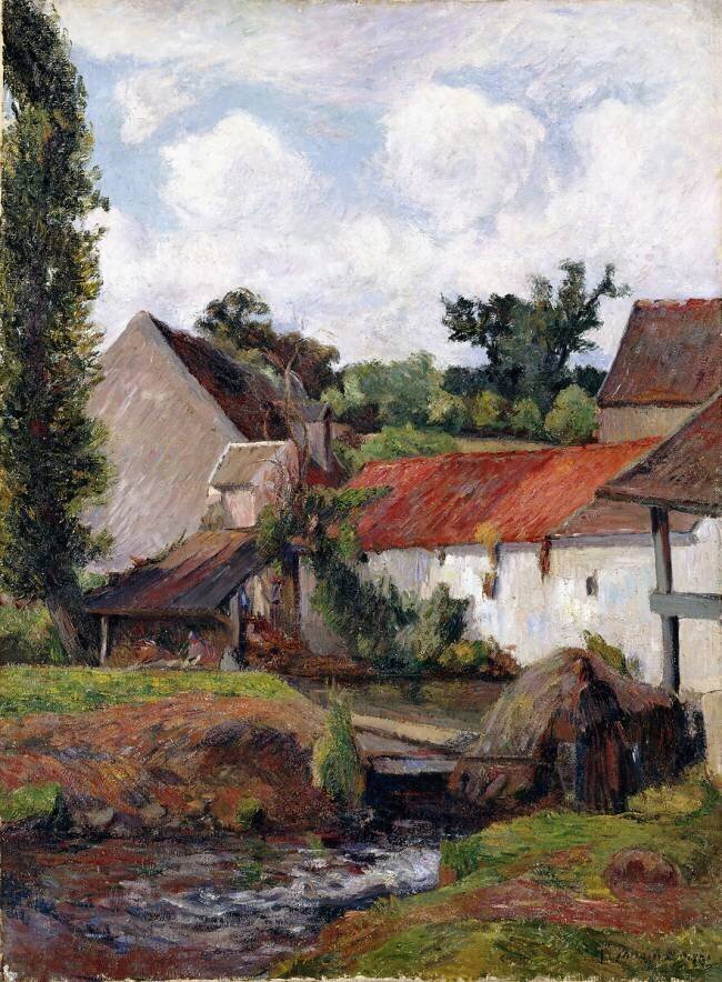 Farm at Osny Paul Gauguin