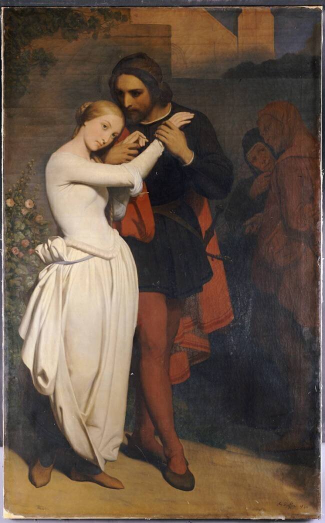 Faust and Margaret in the Garden Ary Scheffer
