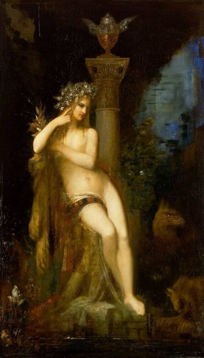 Fée aux griffons Gustave Moreau