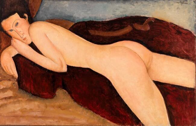 Female Nude Amedeo Modigliani
