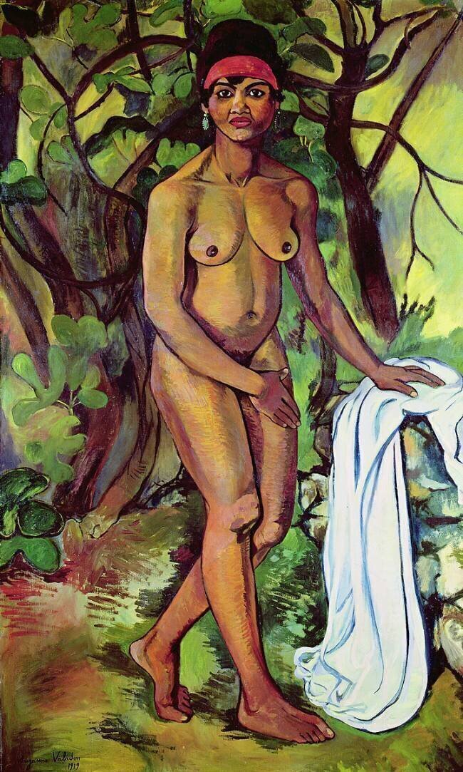 Female nude Suzanne Valadon