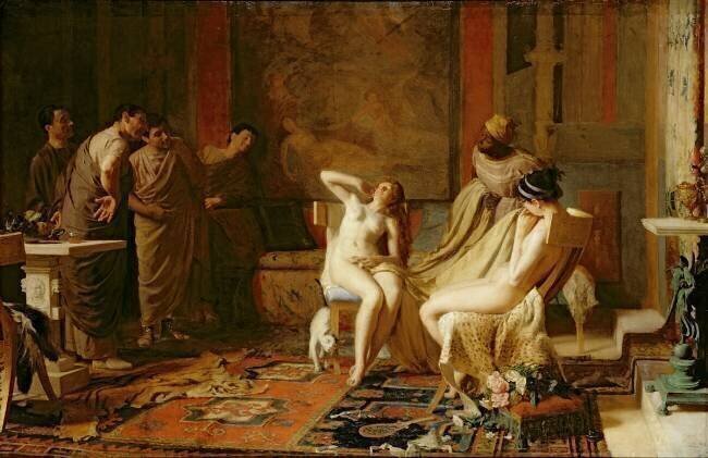 Female Slaves Presented to Octavian Remy Cogghe