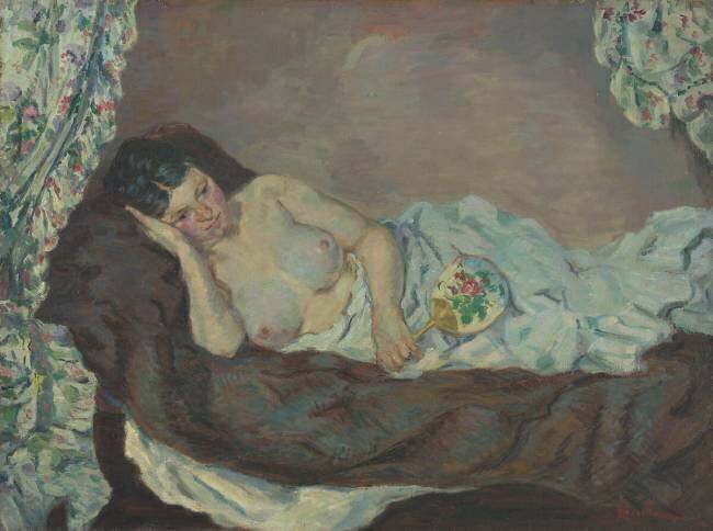Femme nue couchée Armand Guillaumin