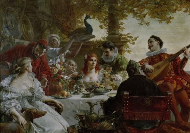 Festive company Ferdinand Wagner
