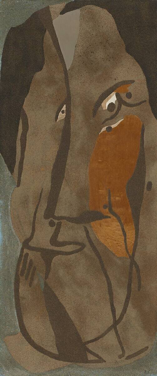 Figure - Elongated mask Etienne Cournault
