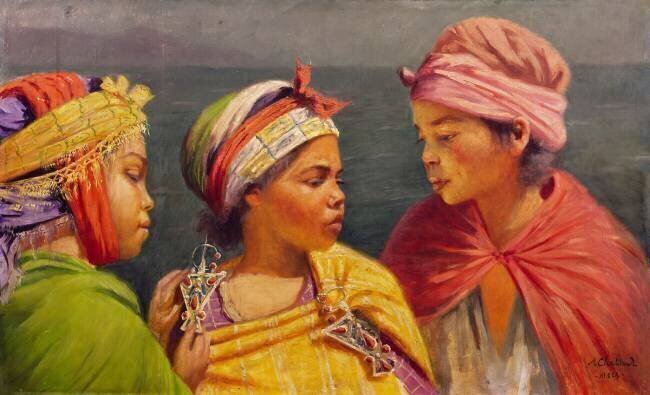 Fillettes algériennes Marc Alfred Chataud