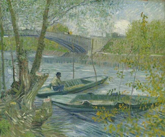 Fishing in Spring Vincent van Gogh