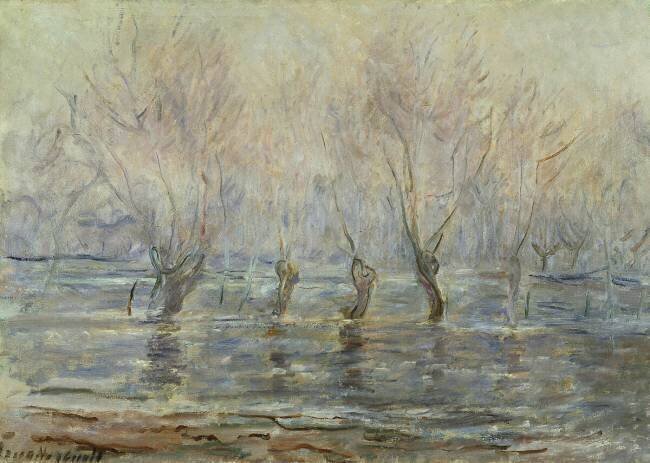 Flood in Giverny Claude Monet