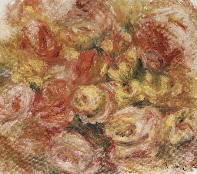 Flower Sketch Auguste Renoir