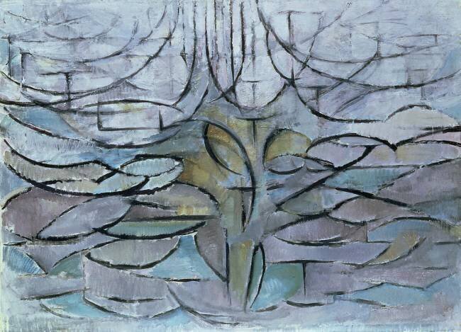 Flowering Appletree Piet Mondrian