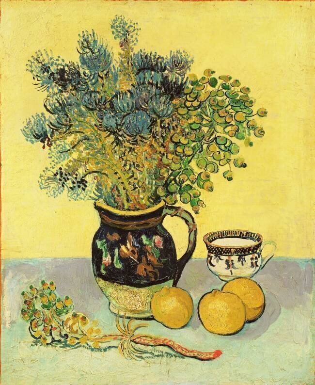 Flowerpiece and Fruit Vincent van Gogh