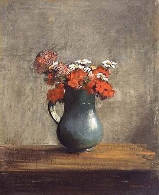 Flowers in a Vase Odilon Redon