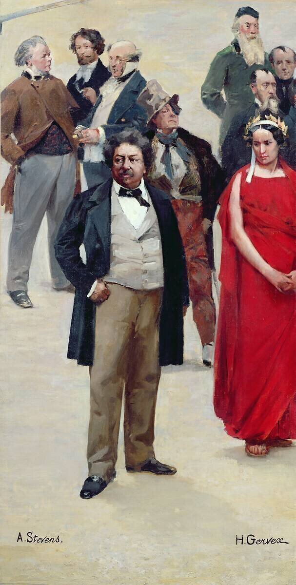 Fragment of the panorama of 'The History of the Century' Henri Gervex