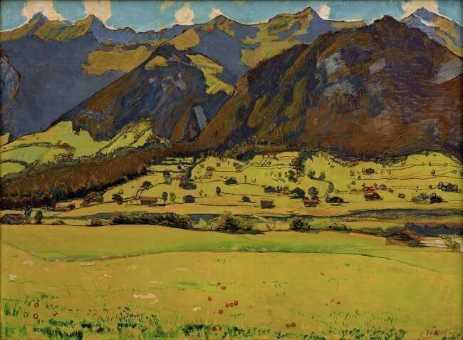 Fromberghorn seen from Reichenbach Ferdinand Hodler