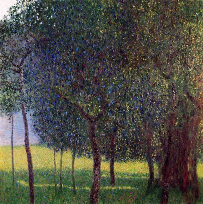 Fruit Trees Gustav Klimt