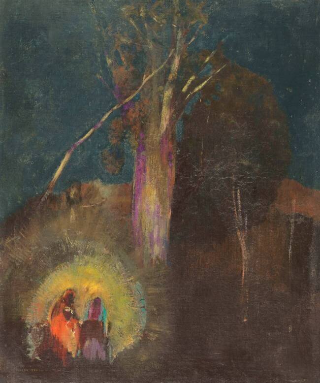 Fuite en Egypte Odilon Redon