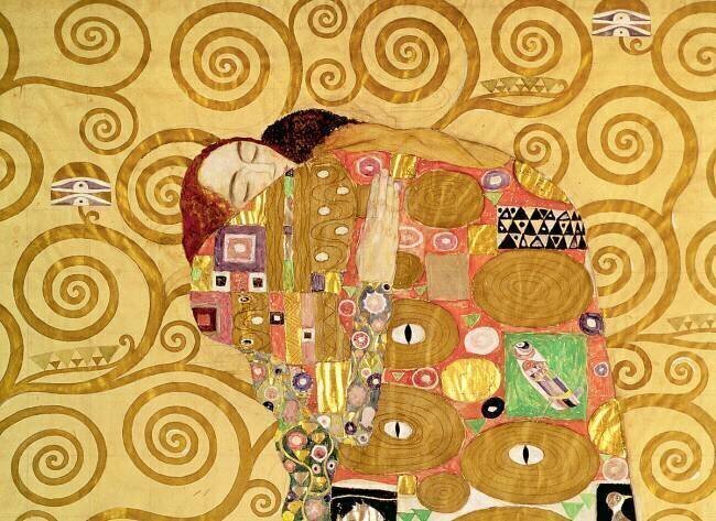 Fulfilment (detail) Gustav Klimt