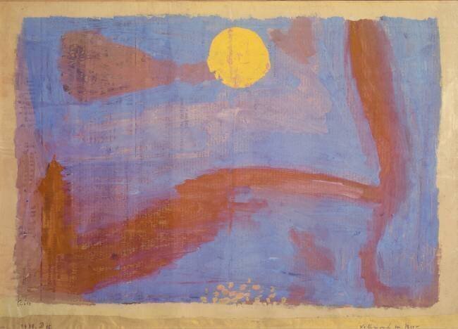 Full Moon over the Moor Paul Klee