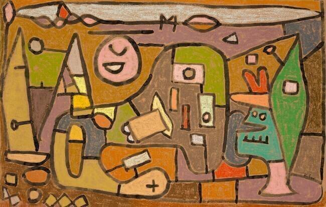 Fun on the inland lake Paul Klee