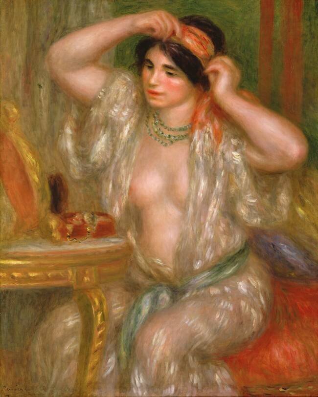 Gabrielle at the Mirror Auguste Renoir