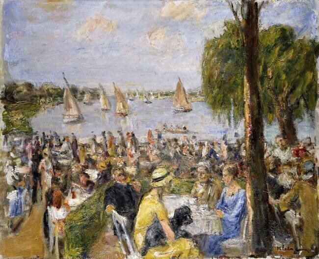 Garden Cafe by the Wannsee Max Liebermann