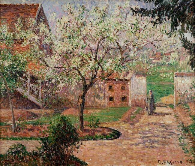 Garden in Eragny  Camille Pissarro
